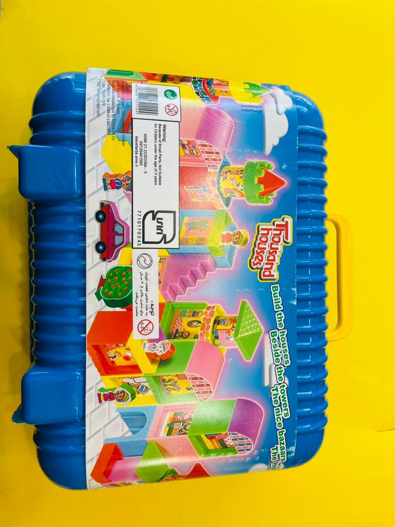 بازی هزار1000خانه سازی کیفی 75قطعه