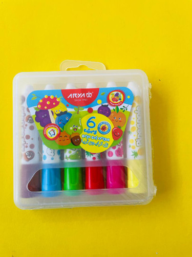 ژل کرایون (مداد شمعی) آریا 6رنگ